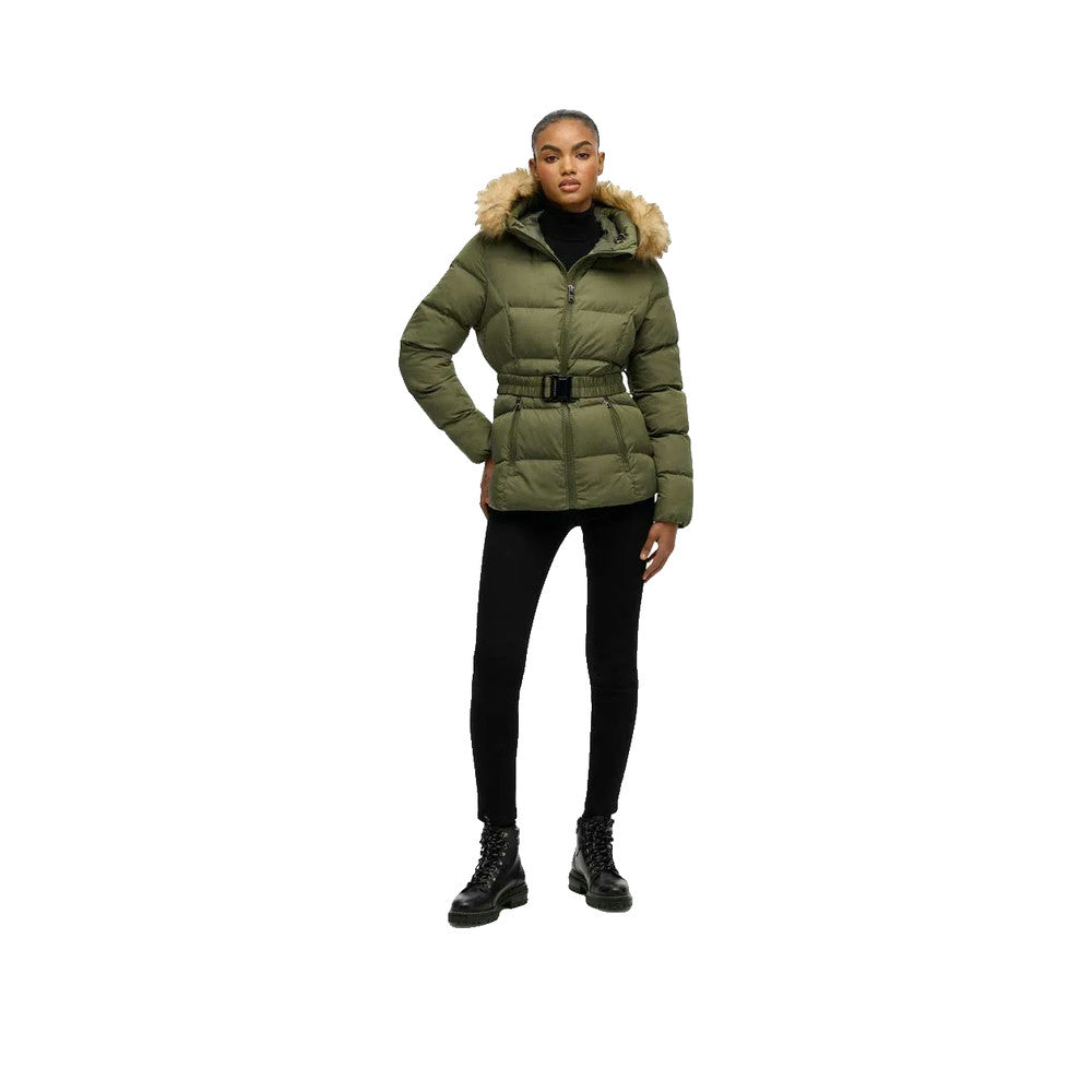 Superdry Fuji Belted - Veste Femme Vert