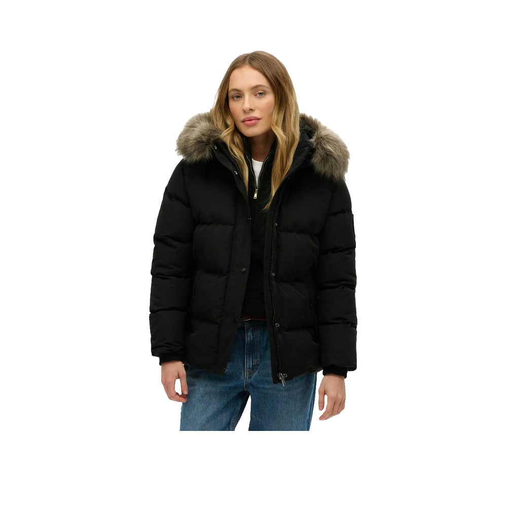 Superdry Everest Five Baffle - Veste Femme Noir