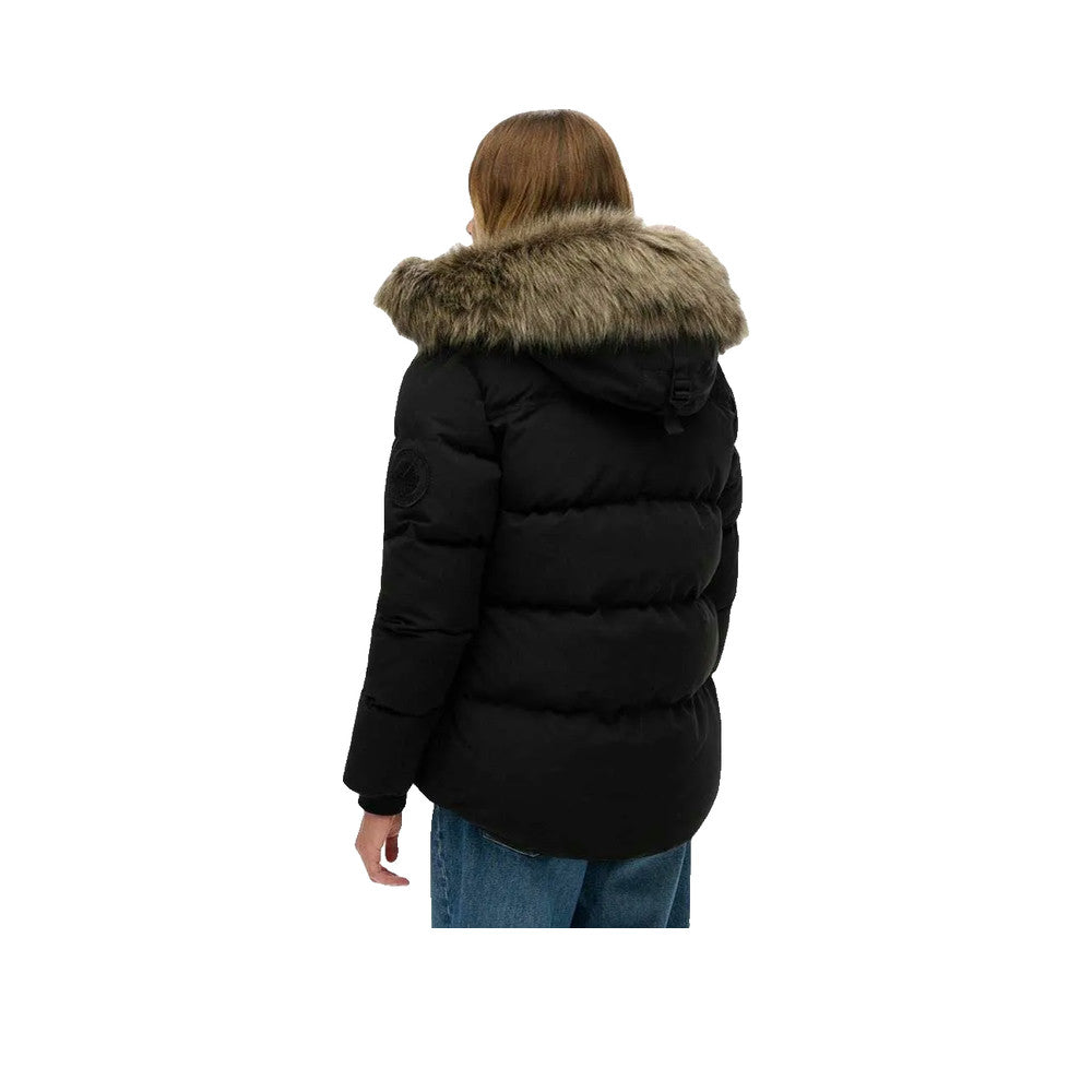 Superdry Everest Five Baffle - Veste Femme Noir