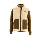 Superdry Fleece Hybrid - Veste Polaire Hybride Femme Beige