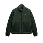 Superdry Hybrid Fleece - Veste Polaire Femme Verte