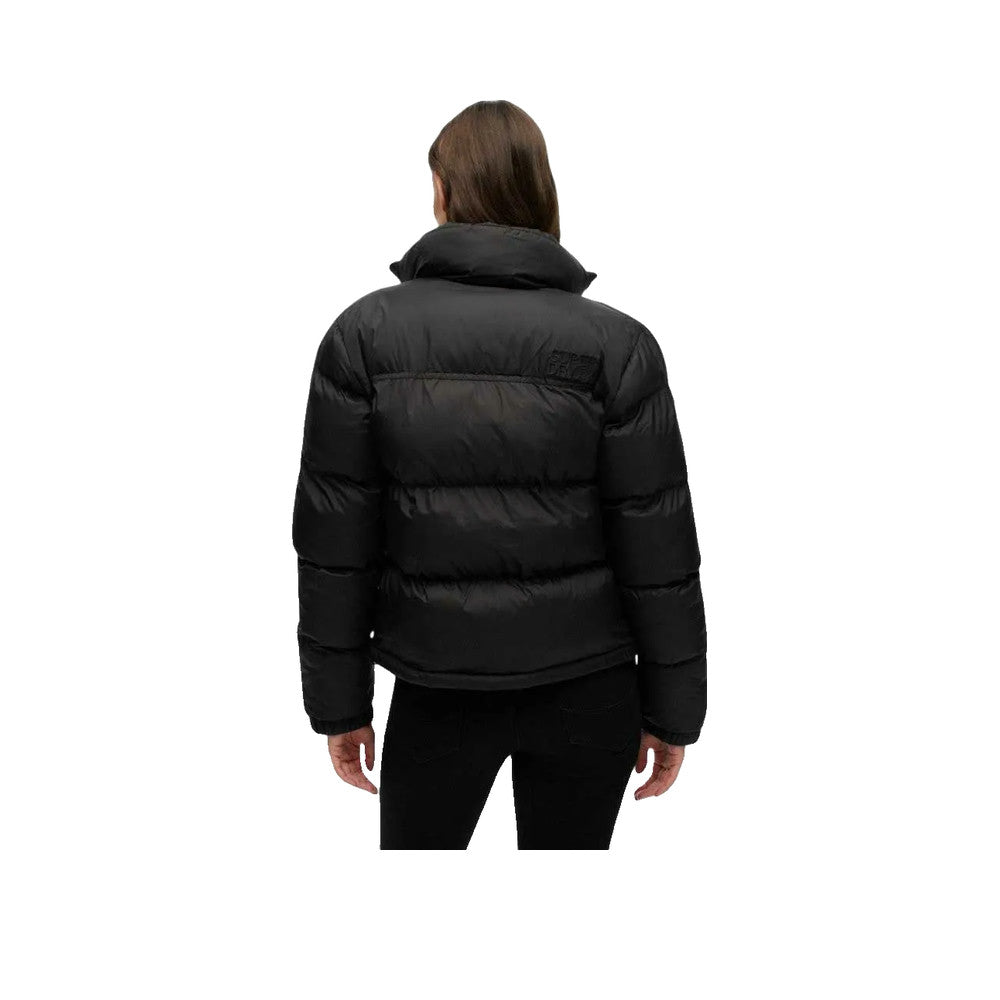 Superdry Non Hooded Tech Padded Jacket - Vatteret Jakke Dame Sort