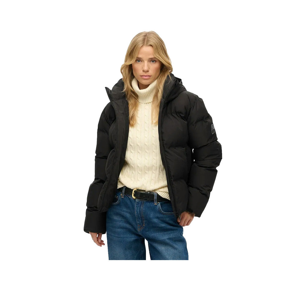 Superdry City Boxy - Damenjacke Schwarz