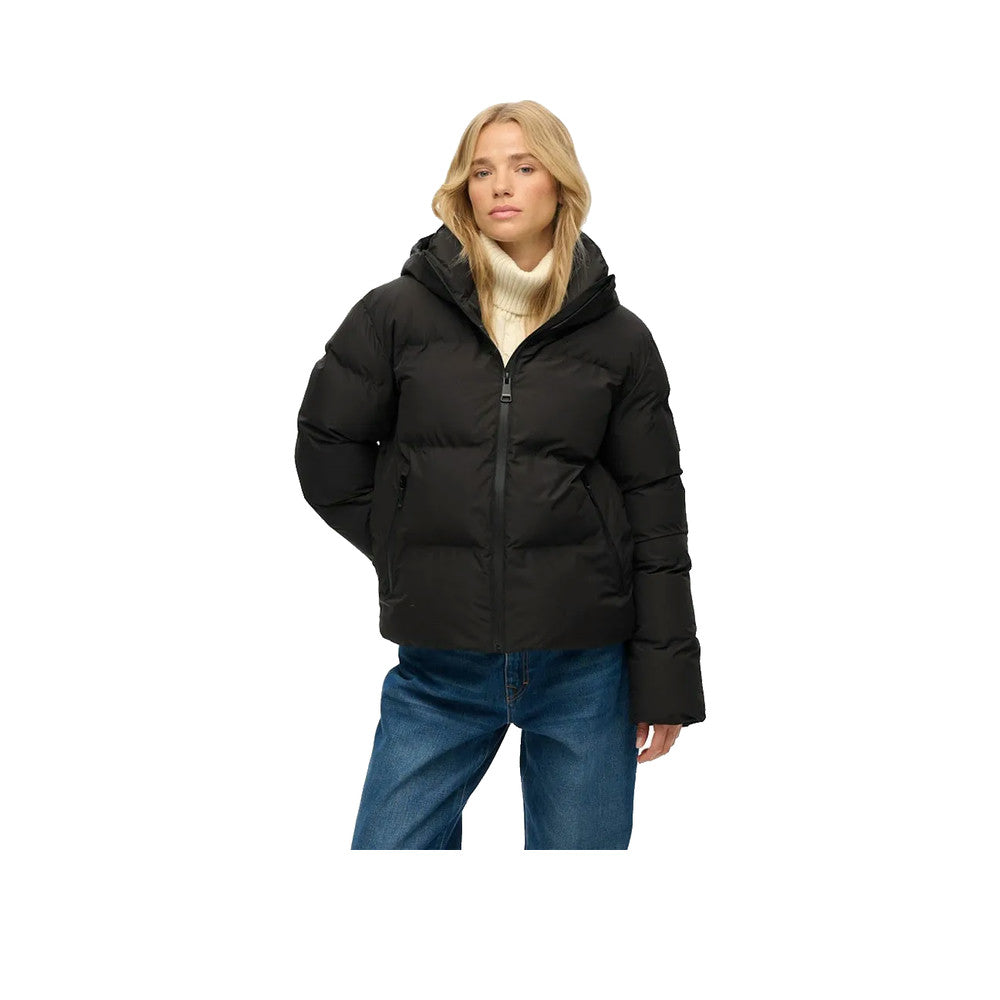 Superdry City Boxy - Damenjacke Schwarz