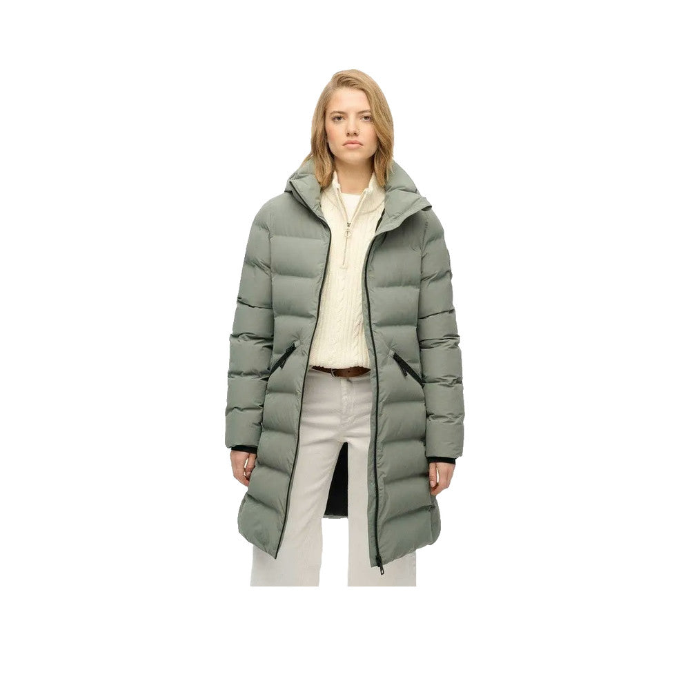 Superdry City Mid Padded Jacket - Veste Matelassée Femme Vert