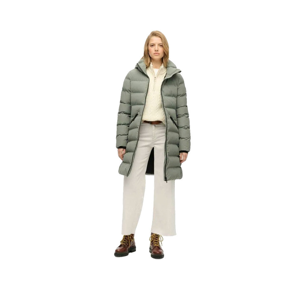 Superdry City Mid Padded Jacket - Veste Matelassée Femme Vert