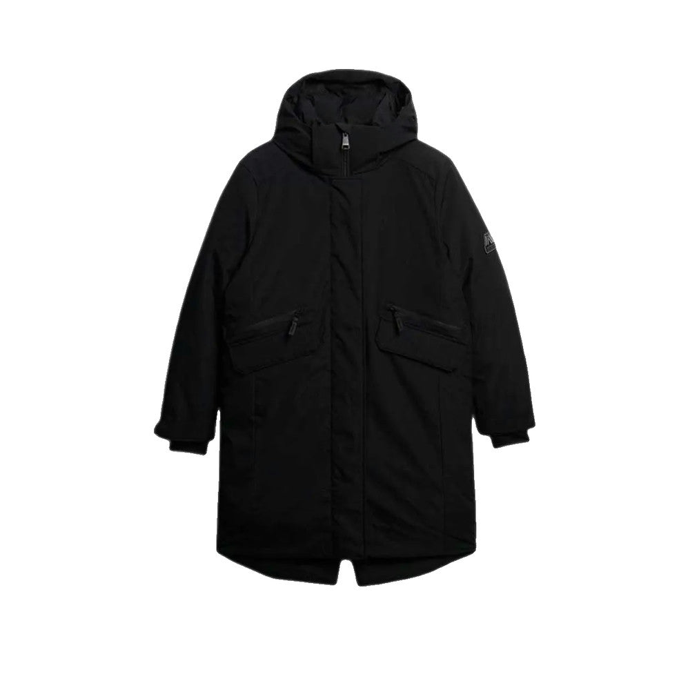 Superdry City Fishtail - Parka Donna Nero