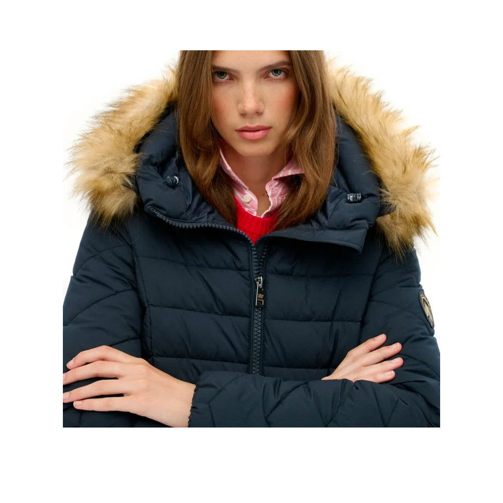 Superdry Fuji - Parka Femme Bleu