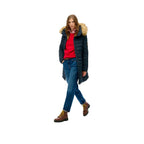 Superdry Fuji - Parka Femme Bleu