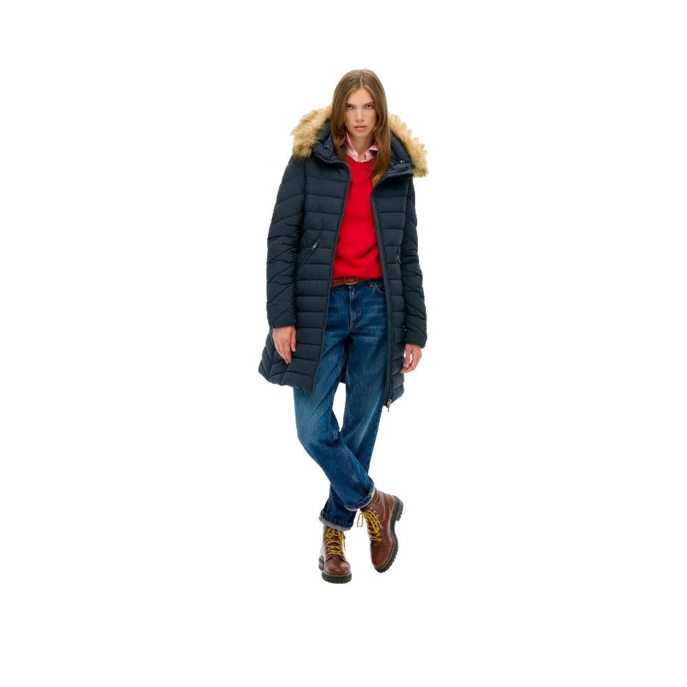 Superdry Fuji - Parka Femme Bleu