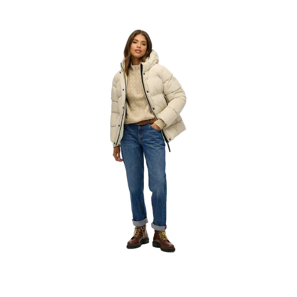 Superdry 5 Baffle Sports - Veste Matelassée Femme Beige