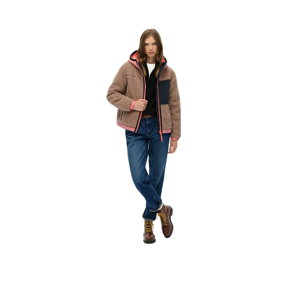 Superdry Vintage Sherpa Jacket - Jakke til damer Taupe