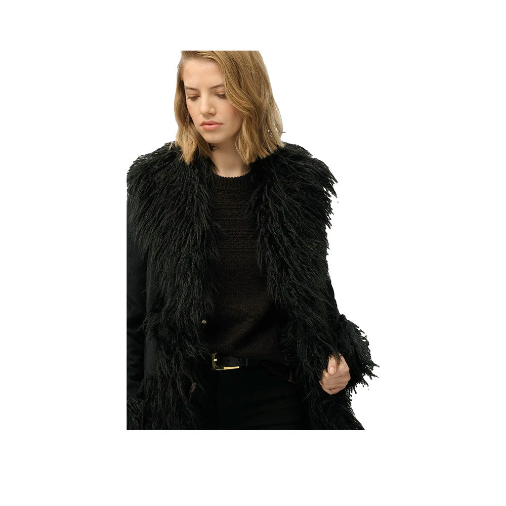 Superdry Long Afghan – Kappa Dam Svart