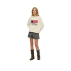 Superdry Americana Crew Knit - Striktrøje til damer Beige