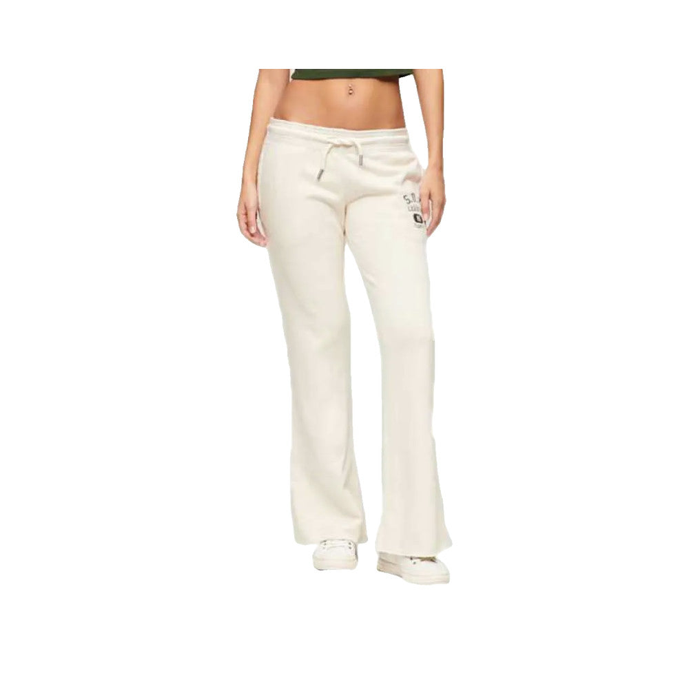 Superdry Athletic Essentials - Pantalon Femme Blanc
