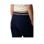 Superdry Essential Logo Flare Fit - Marineblå joggingbukser til damer