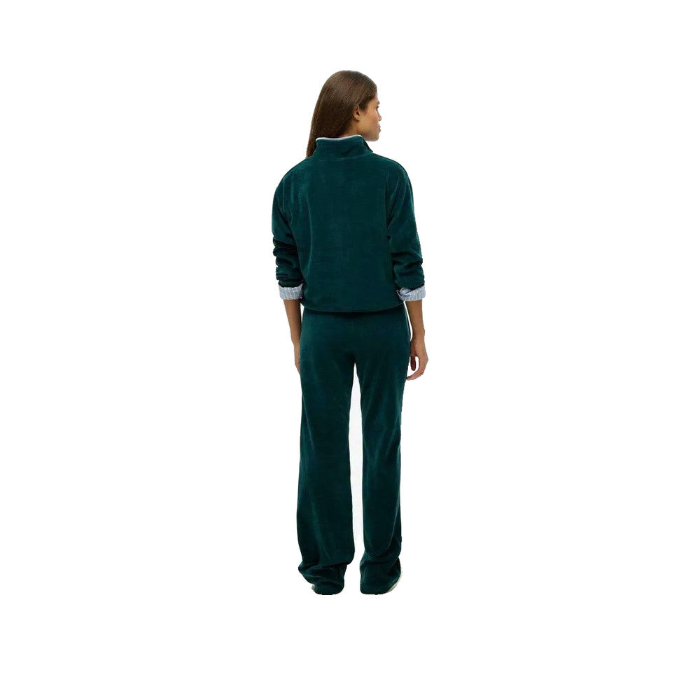 Superdry Wide Leg Joggers - Women's Green Trousers