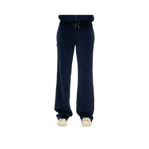 Superdry Wide Leg Joggers - Pantaloni da donna blu navy