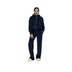 Superdry Wide Leg Joggers - Byxor Dam Marinblå