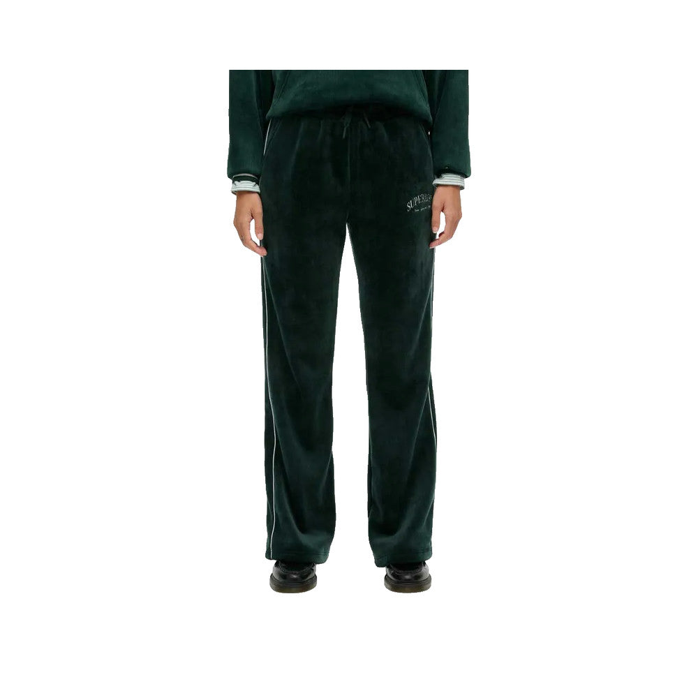 Superdry Country Club Velour - Pantalon De Jogging Femme Vert