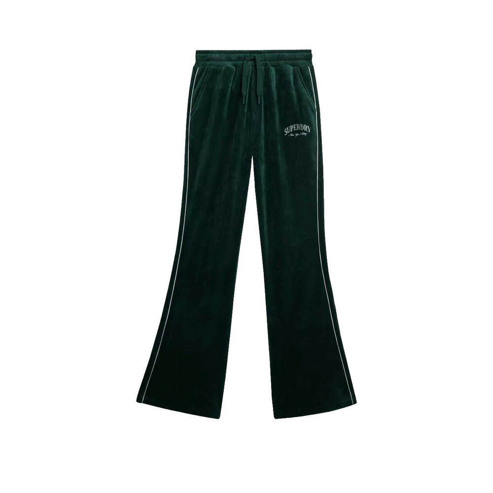 Superdry Country Club Velour - Pantalon De Jogging Femme Vert