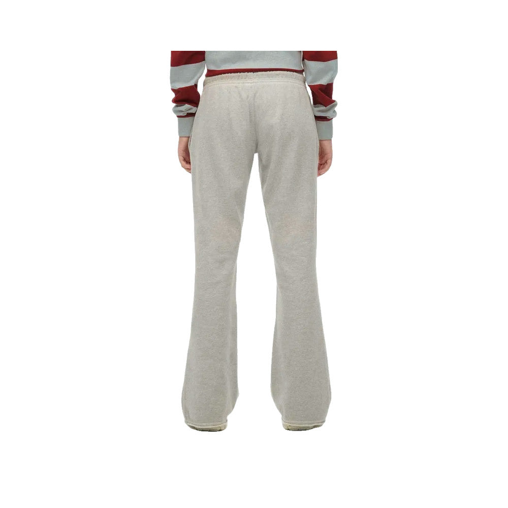 Superdry Athletic Embroidered Flare - Pantalon De Jogging Femme Gris