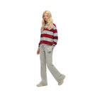Superdry Athletic Embroidered Flare - Pantalon De Jogging Femme Gris