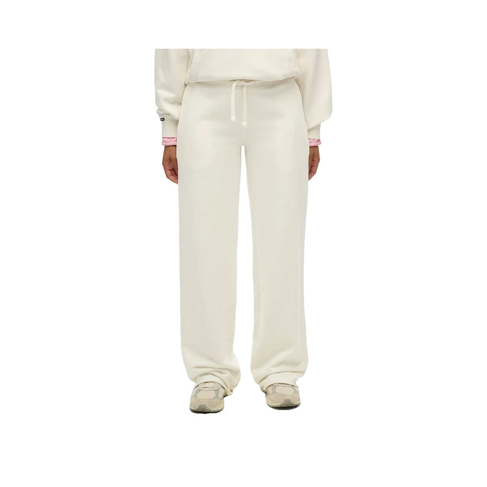 Superdry Studios - Pantalon De Jogging Femme Blanc Cassé