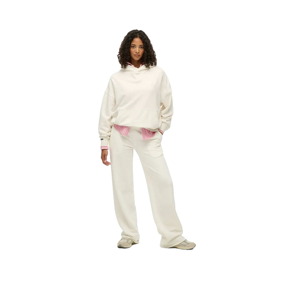 Superdry Studios - Pantalon De Jogging Femme Blanc Cassé