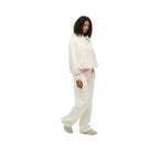 Superdry Studios - Pantalon De Jogging Femme Blanc Cassé