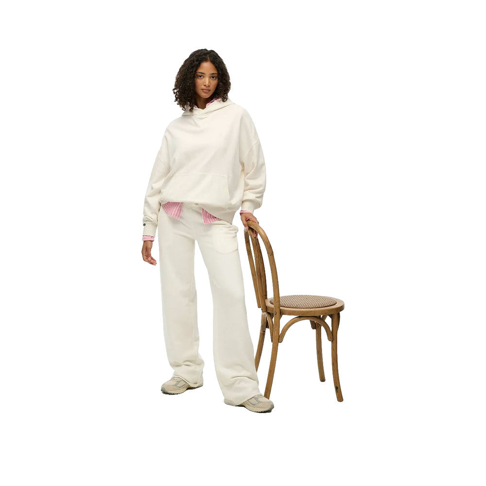 Superdry Studios - Pantalon De Jogging Femme Blanc Cassé