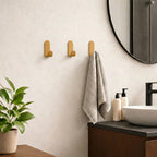 Set Of 3 Coat Hooks - The Evil One - Ocher