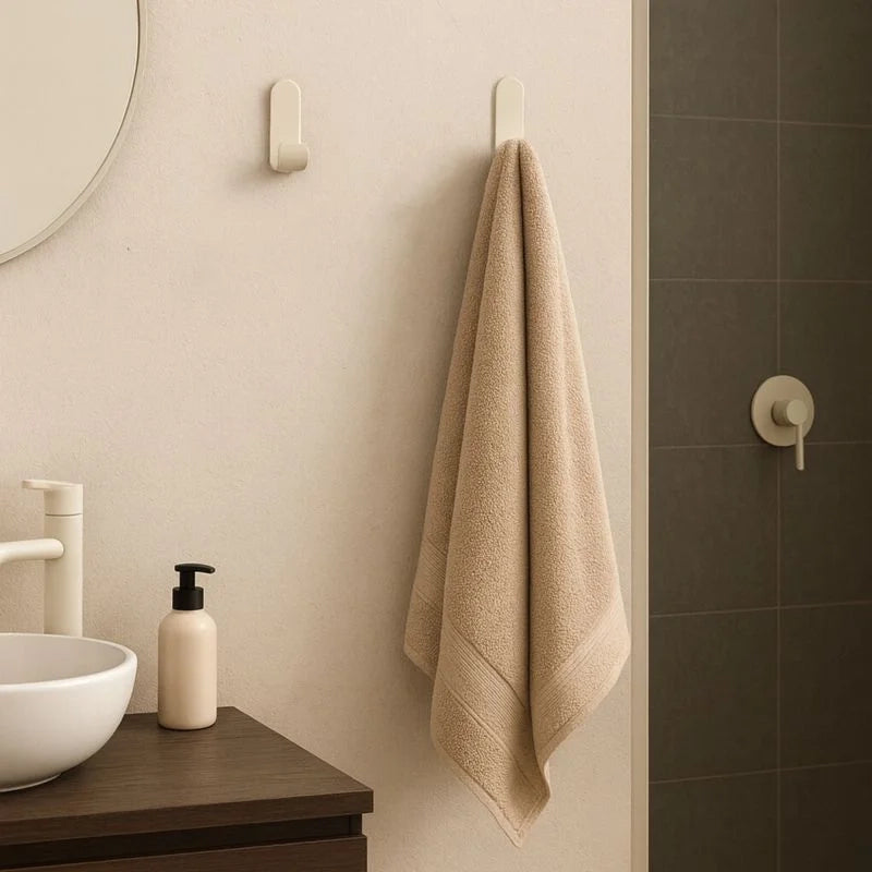 Patère Le Malin Porte Serviette - Crème