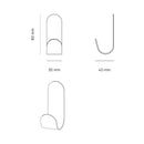 Patère Le Malin Porte Serviette - Noir