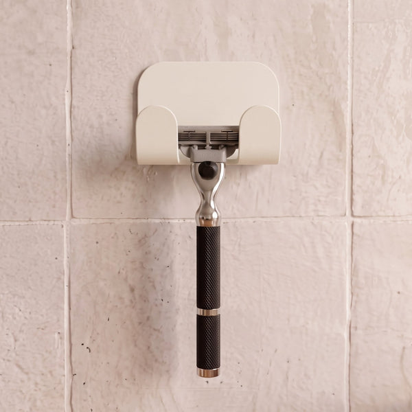 Le Fiable - Wall Razor Holder - Cream Fine Texture