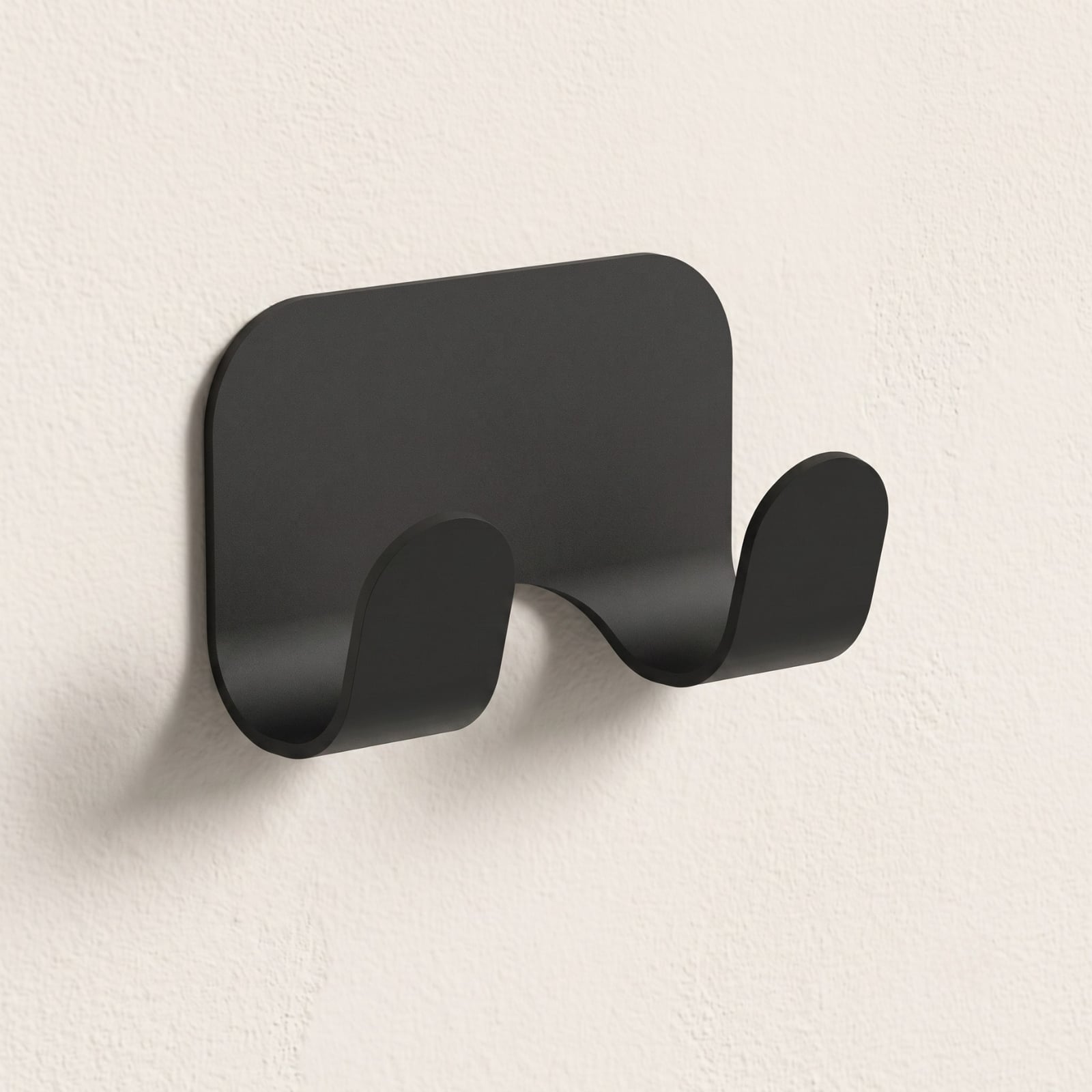 Le Fiable - Support Rasoir Mural - Noir Mat Fine Texture