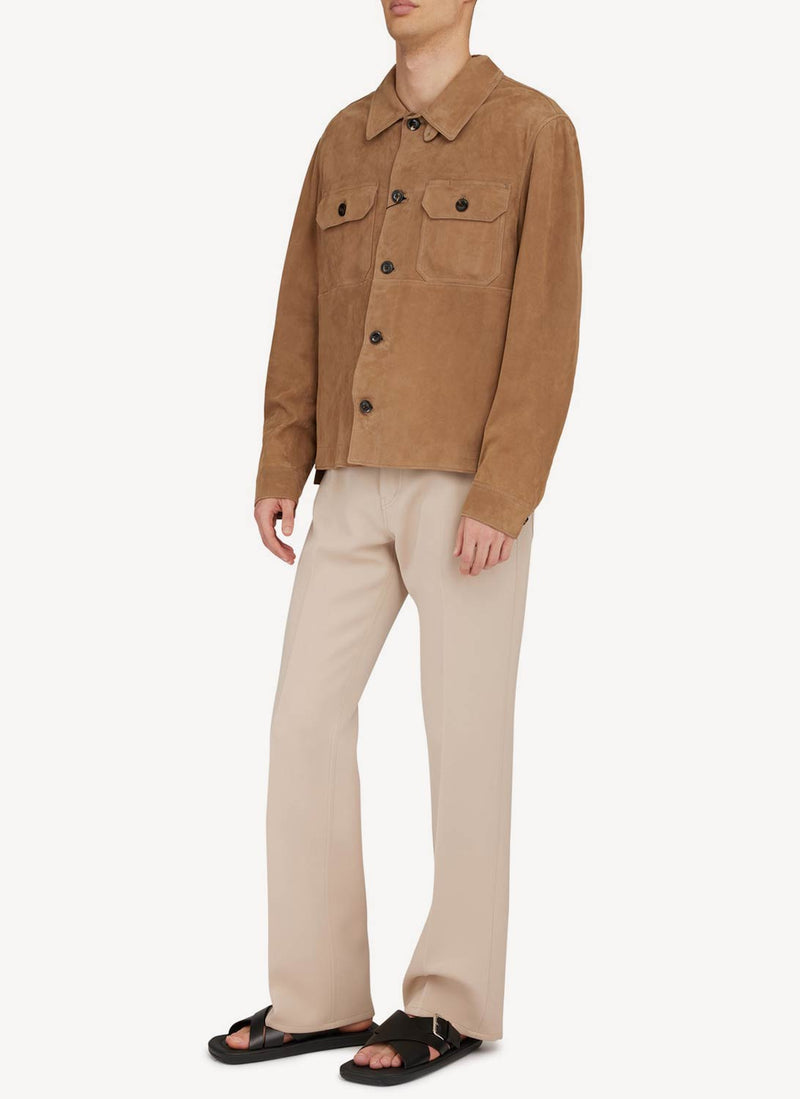 Tom Ford - Surchemise En Suede - Camel - Homme