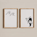 Duo D'Affiches Les Sportifs - Le Surf