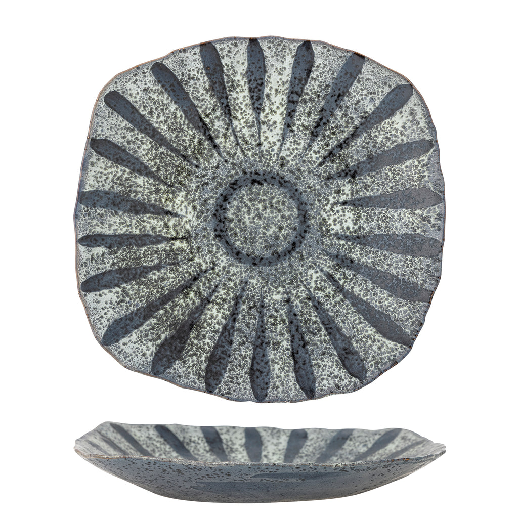 Ramie - Serving Plate - Grey - Stoneware