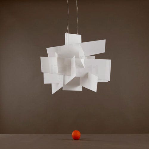 Lámpara Colgante Big Bang Led De Foscarini, Blanco