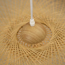 Suspension Jipi en bambou avec fil blanc D75cm