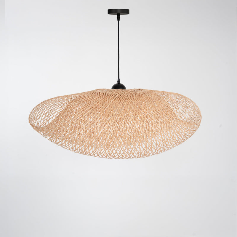 Suspension Anya en bambou naturel D88 cm
