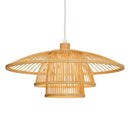 Suspension Mirabel en bambou naturel D50 cm