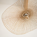 Suspension Jipi en bambou avec fil blanc D75cm