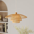 Mirabel - Suspension En Bambou Naturel Et Métal