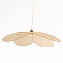 Suspension Flora en tissu beige D75 cm