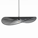 Suspension Mada noire en papier de corde 75 cm