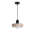 Opaco Grato - Suspension - Métal Avec Abat-Jour Cylindrique - Beige Rosé