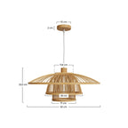 Mirabel - Suspension En Bambou Naturel Et Métal