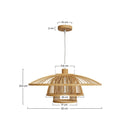 Suspension Mirabel en bambou naturel D50 cm